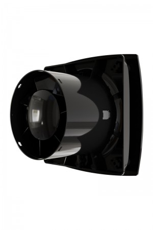 Вентилятор накладной WAVE D100 Black classic ERA